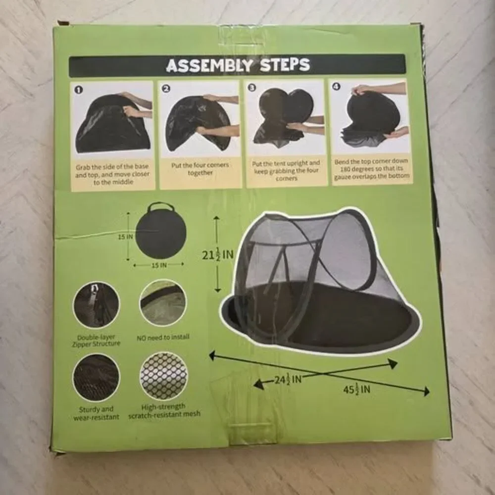 Rest Eazzzy Pet Enclosure Tent, Cats, Small Dogs & Pets